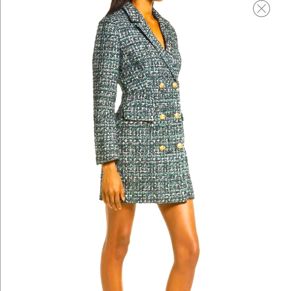 New tweed blazer dress